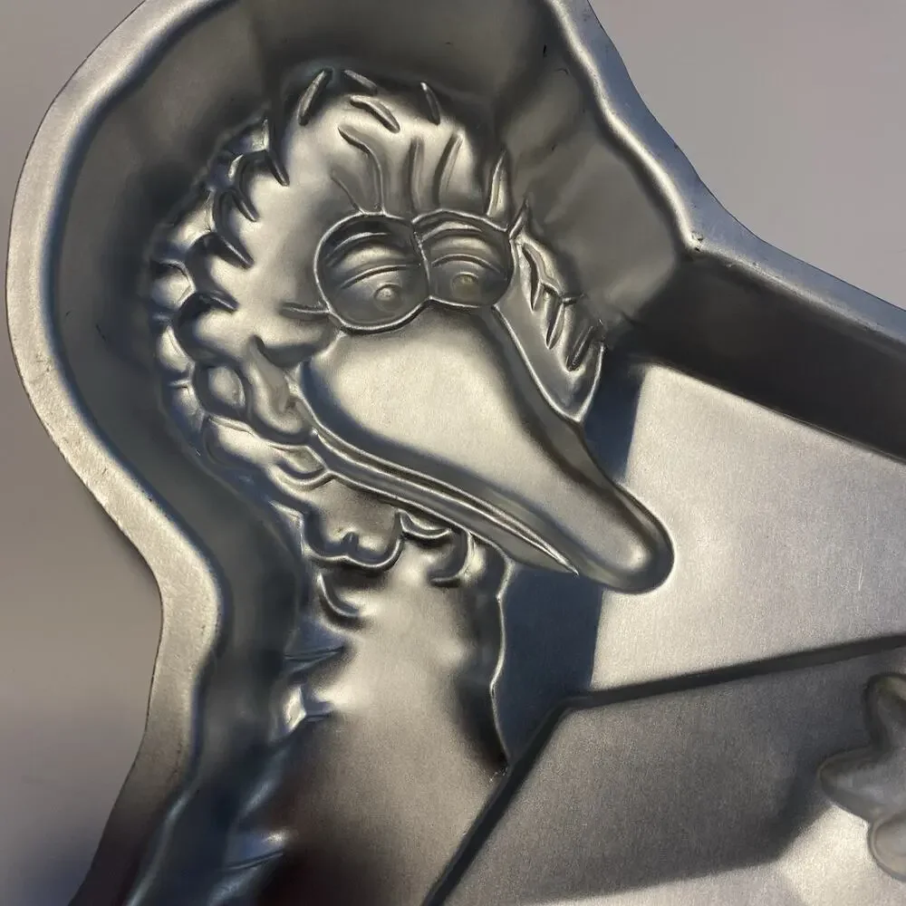 Vintage 1978 Wilton Big Bird Cake Pan #502-2065 Muppets Sesame Street Aluminum